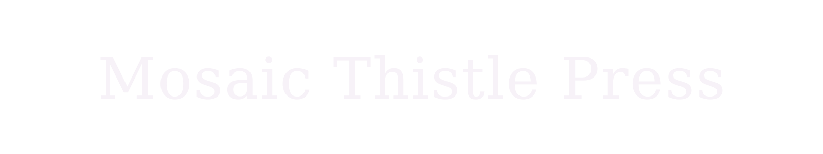 Mosaic Thistle Press